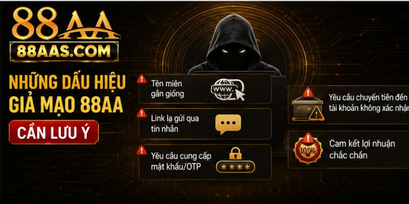 Những dấu hiệu giả mạo 88AA người chơi cần lưu ý