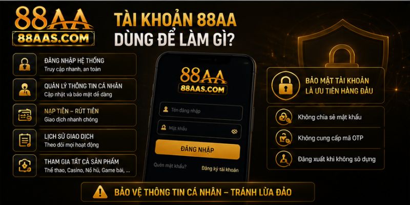 Cách sử dụng tài khoản 88AA